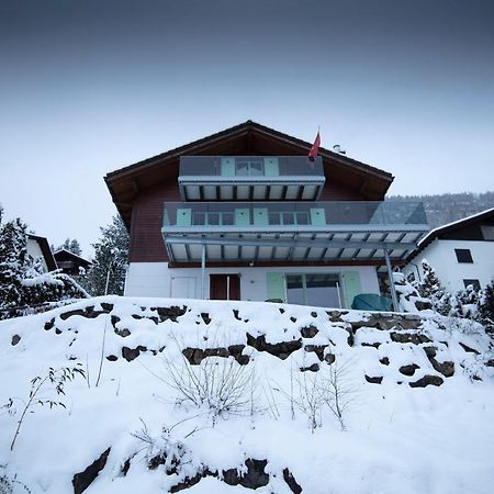Exklusives Chalet mit traumhafter See- und Bergsicht Seelisberg Exterior foto